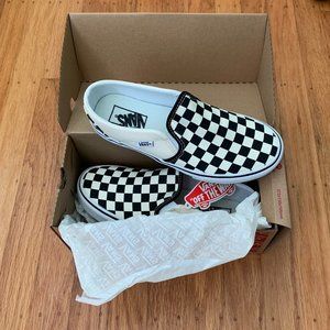 VANS ASHER SLIP-ON SNEAKER - CHECKERBOARD